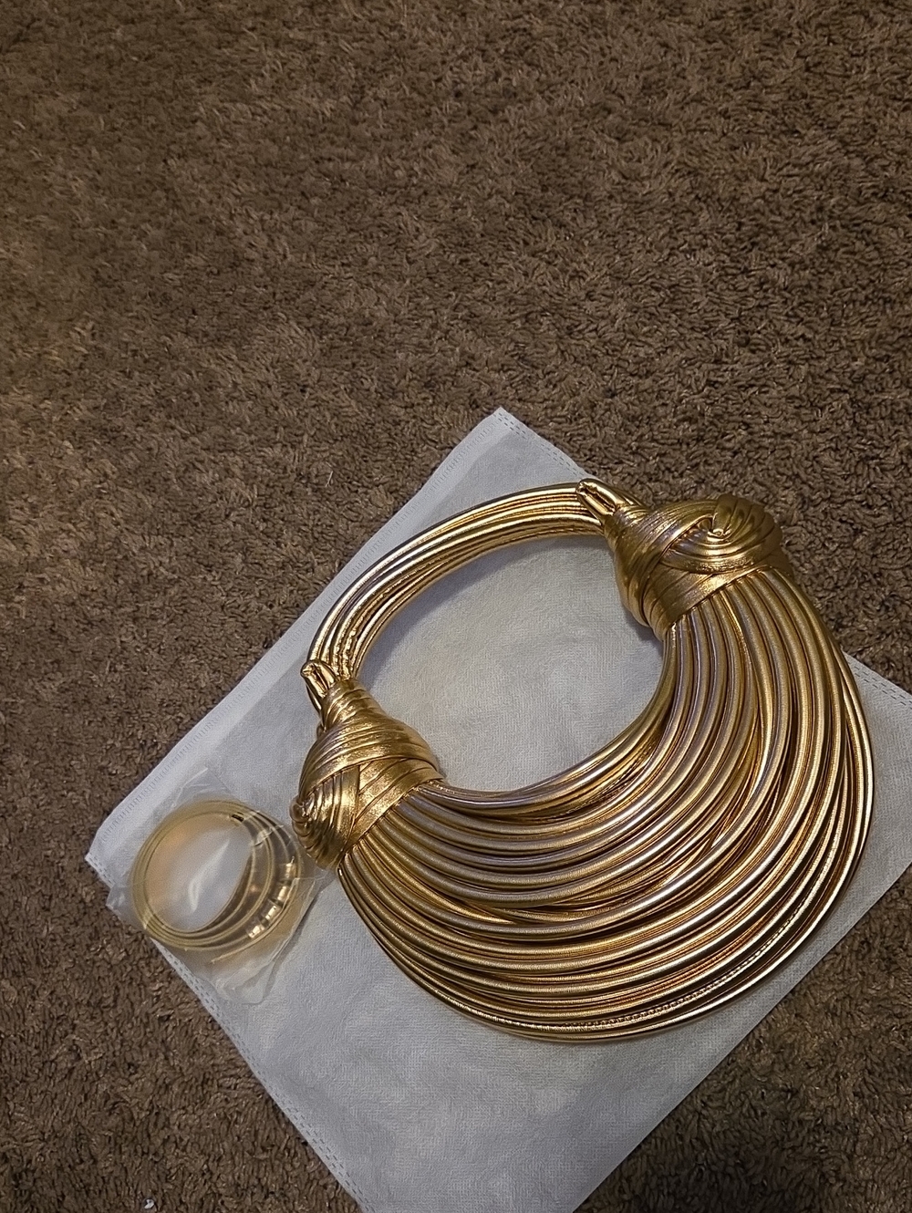 Bold Gold Statement  Bag